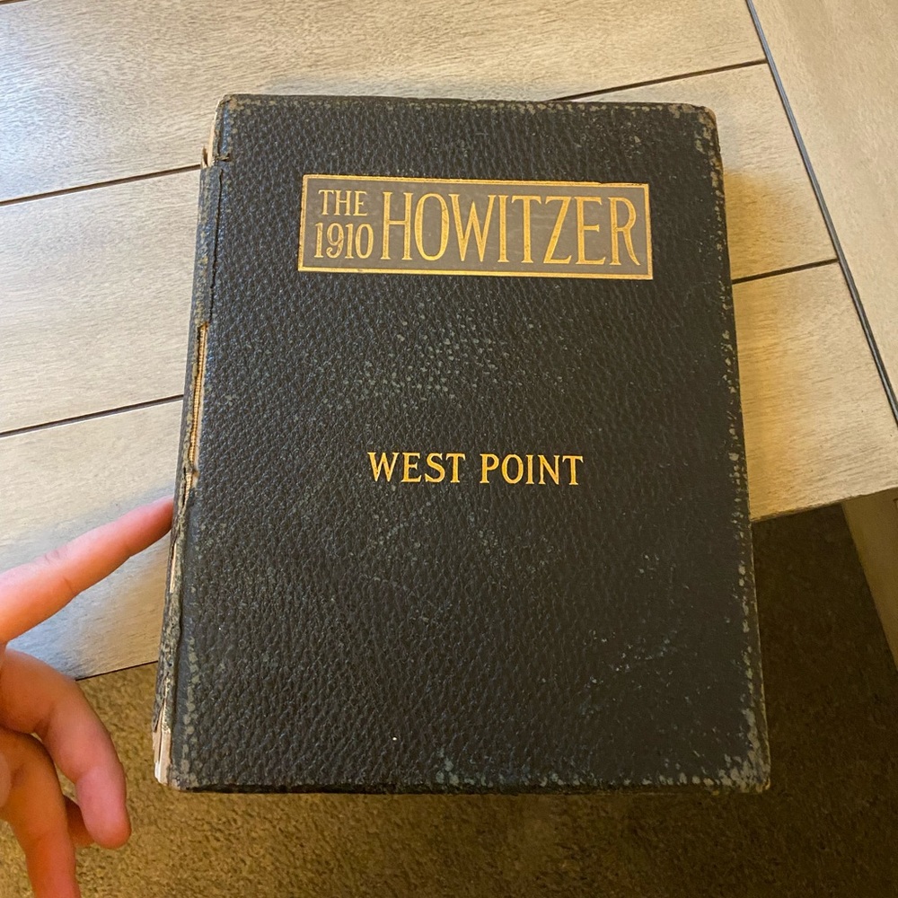 1910 West Point Howitzer yearbook.